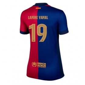 Barcelona Lamine Yamal #19 Hjemme skjorte til dame 2024-25 Kortermet